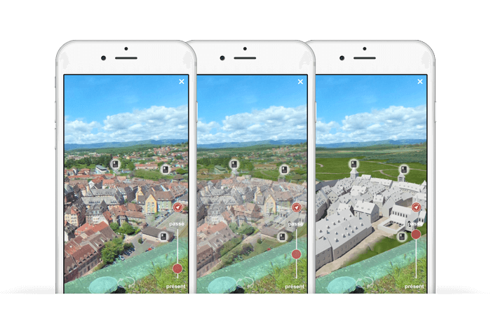 Parcours de visite <br />réalité virtuelle