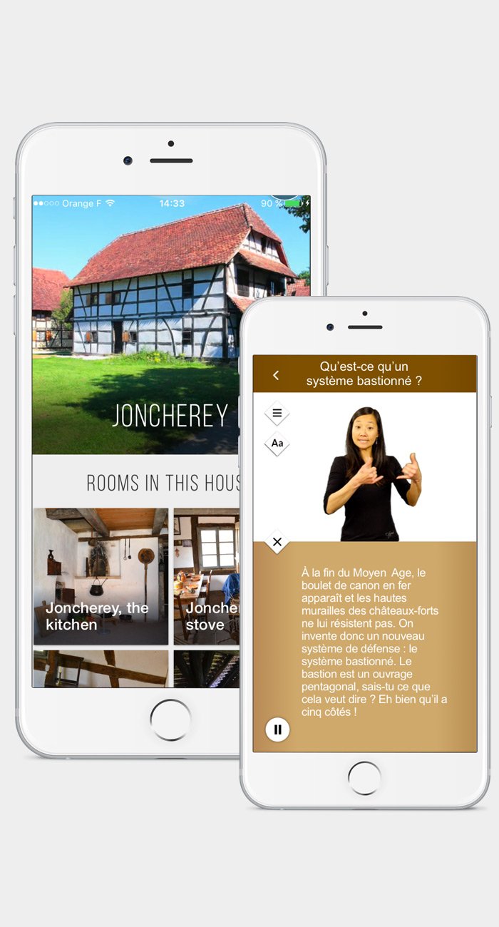 Rendez les app de visite <br />accessibles à tous